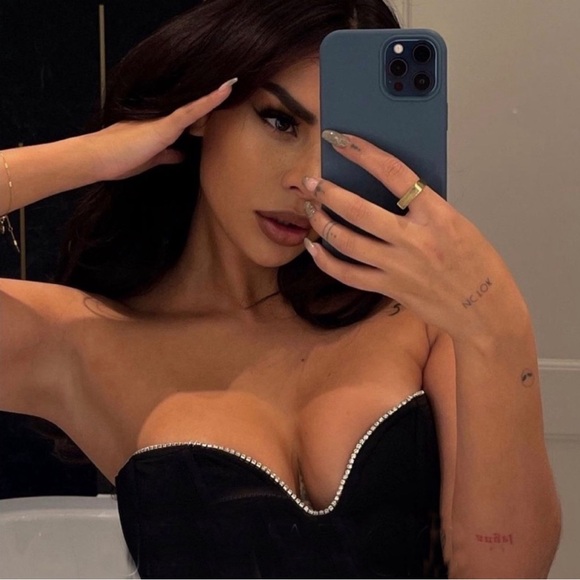 NWT ZARA SHIMMERY CORSET - Picture 3 of 9